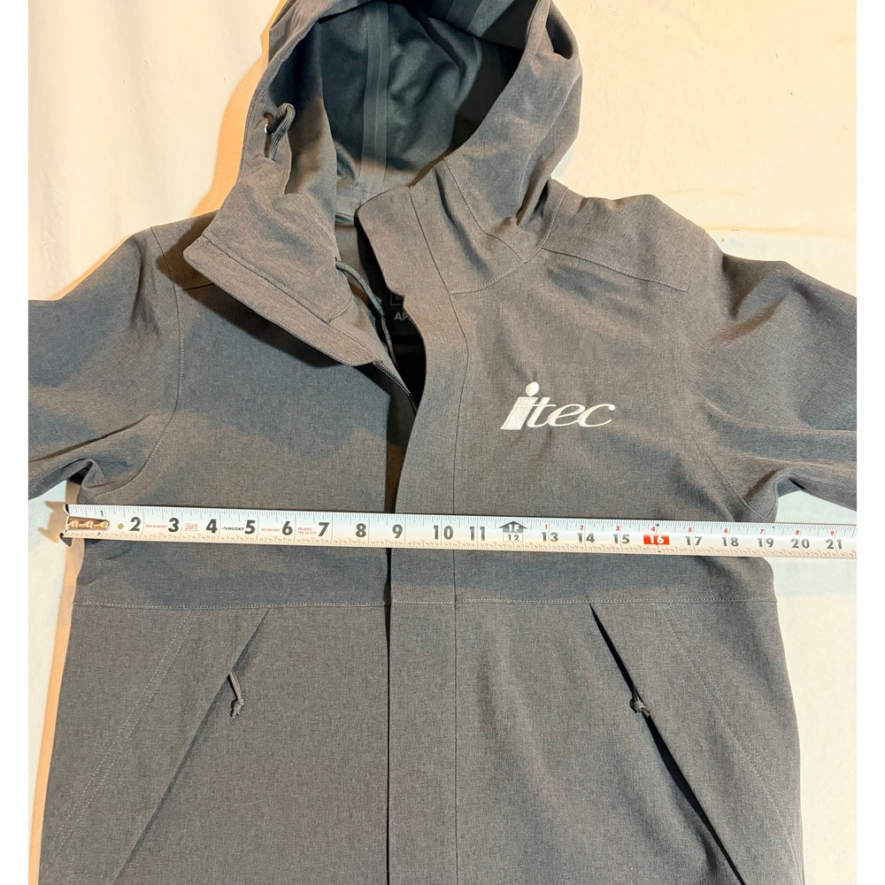 The North Face Apex Flex Mens Small Grey Softshell Waterproof‎ Hooded Jacket - Picture 4 of 12
